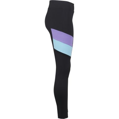 Urban Classics Ladies Color Block Leggings Black Ultraviolet